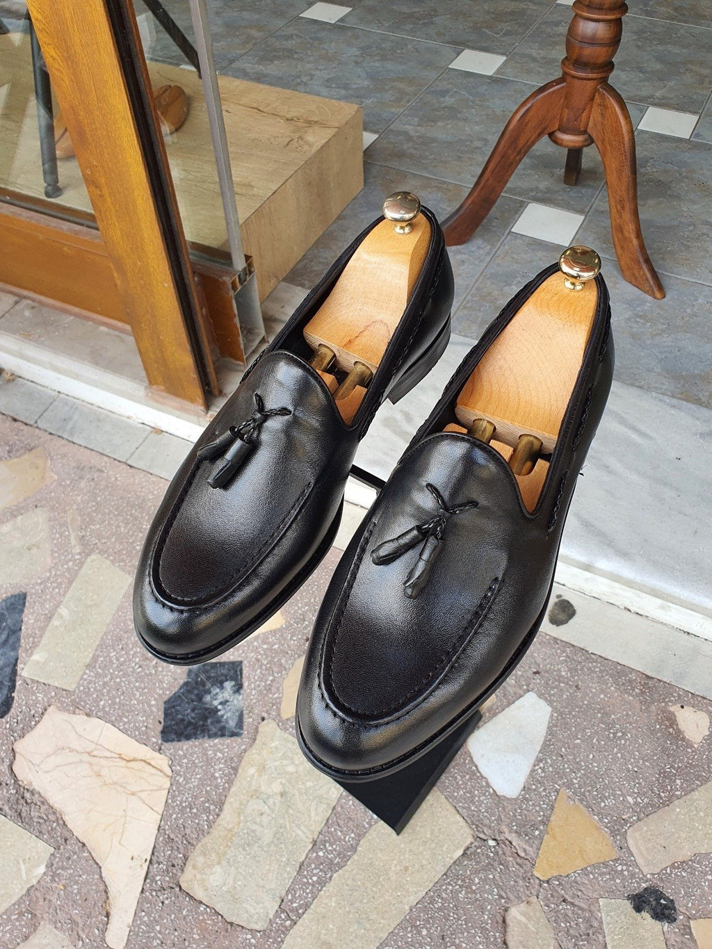 Bojo Giotto Black Leather Loafer-baagr.myshopify.com-shoes2-BOJONI