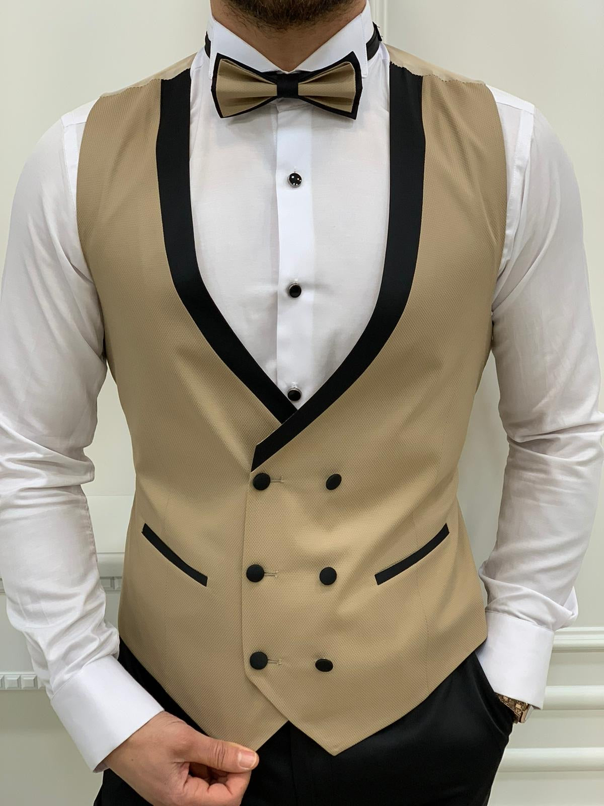 Napolia Royal Gold Slim Fit Tuxedo-baagr.myshopify.com-1-BOJONI