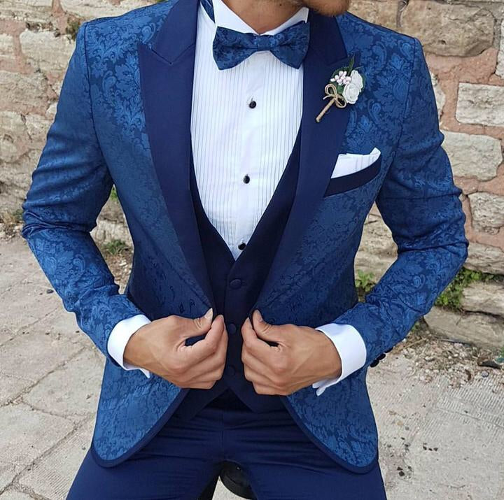 Slim-Fit Tuxedo in Blue-baagr.myshopify.com-suit-BOJONI
