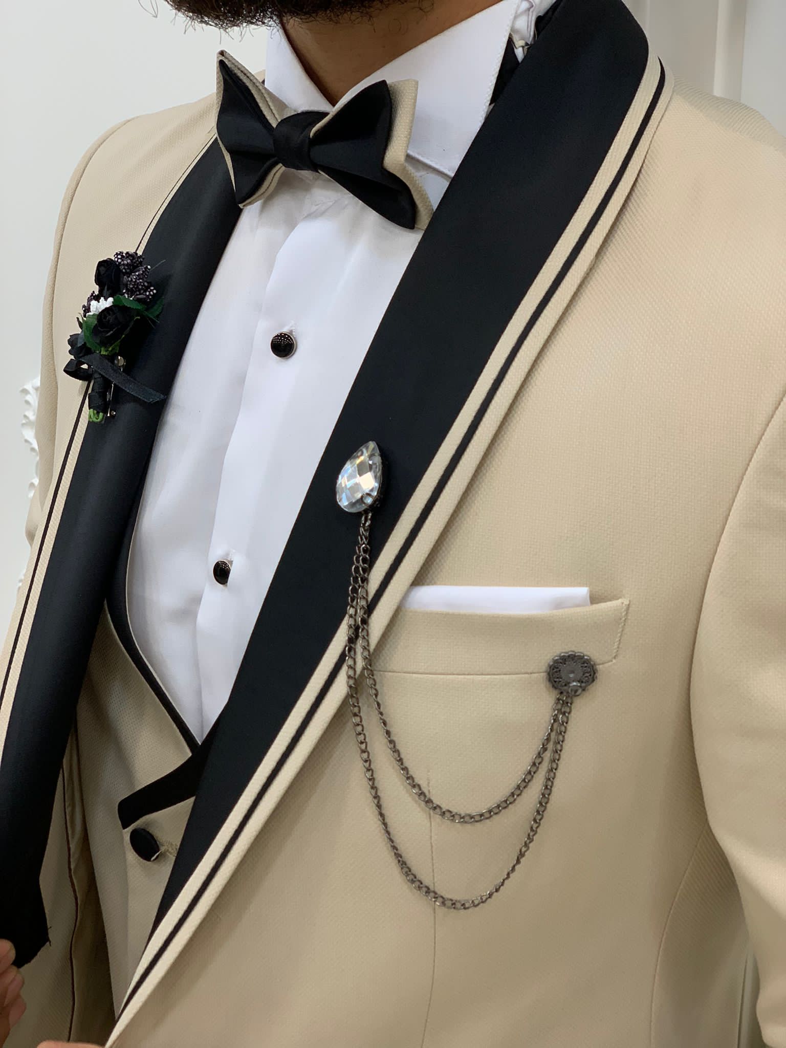 Rocca Cream Slim Fit Tuxedo-baagr.myshopify.com-1-BOJONI