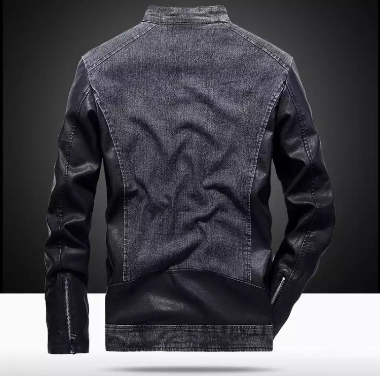 Adam Denim Leather Jacket (2 Colors)-baagr.myshopify.com-Jacket-BOJONI