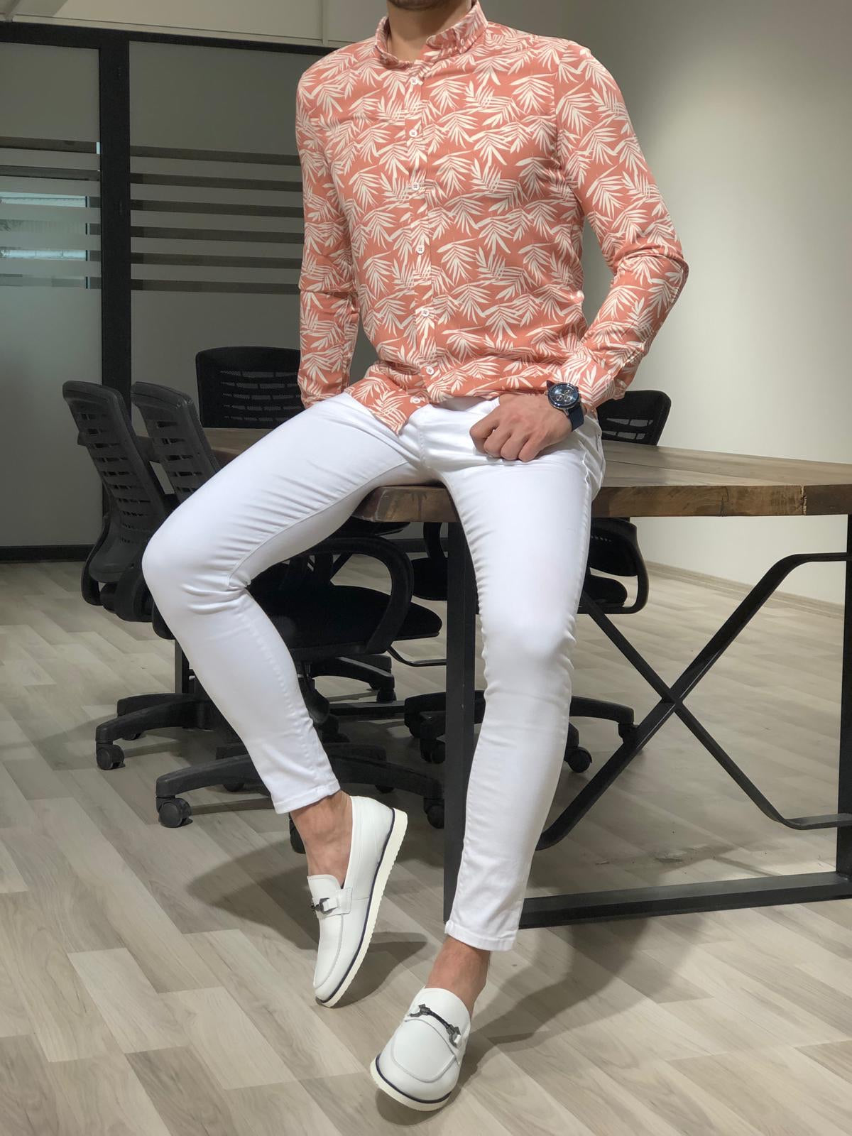 Klenoff Slim-Fit Patterned Shirt (3 Colors)-baagr.myshopify.com-Shirt-BOJONI