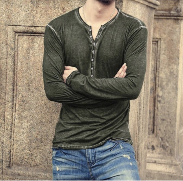 Faded Cooling Long-Sleeved Tee (3 Colors)-baagr.myshopify.com-Shirt-BOJONI