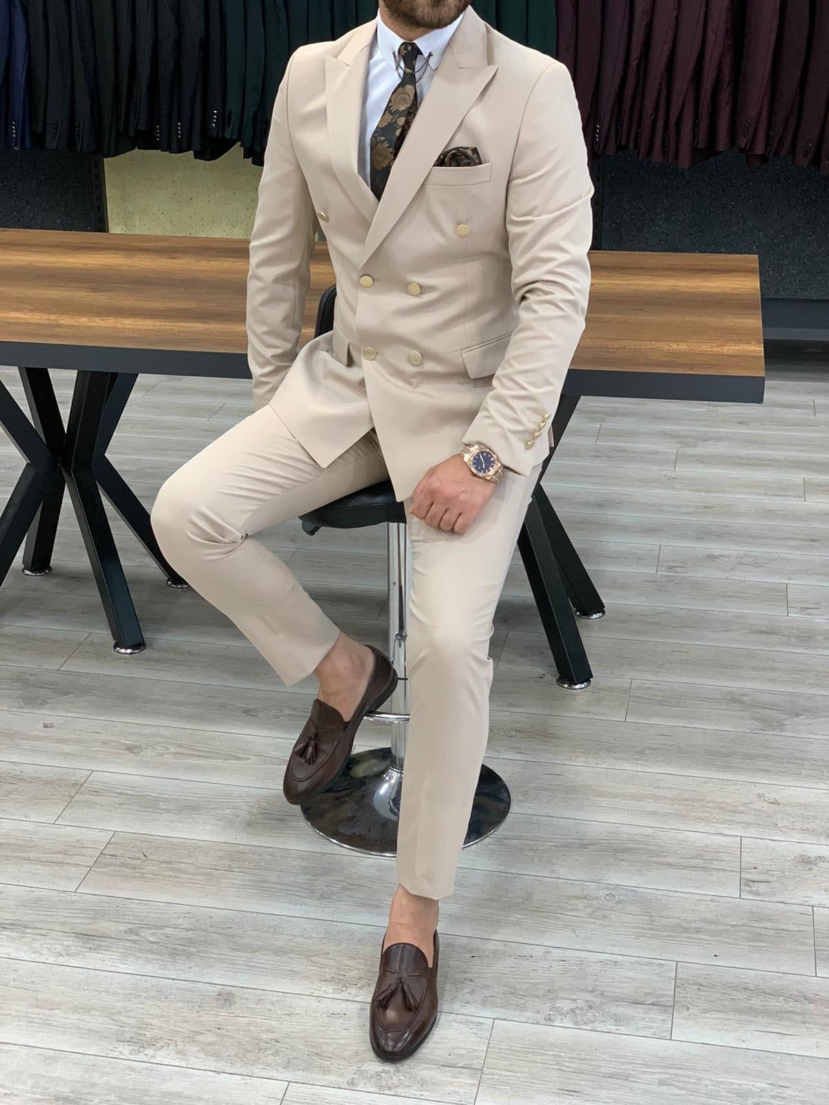 Crystal Double Breasted Cream Suit-baagr.myshopify.com-1-BOJONI