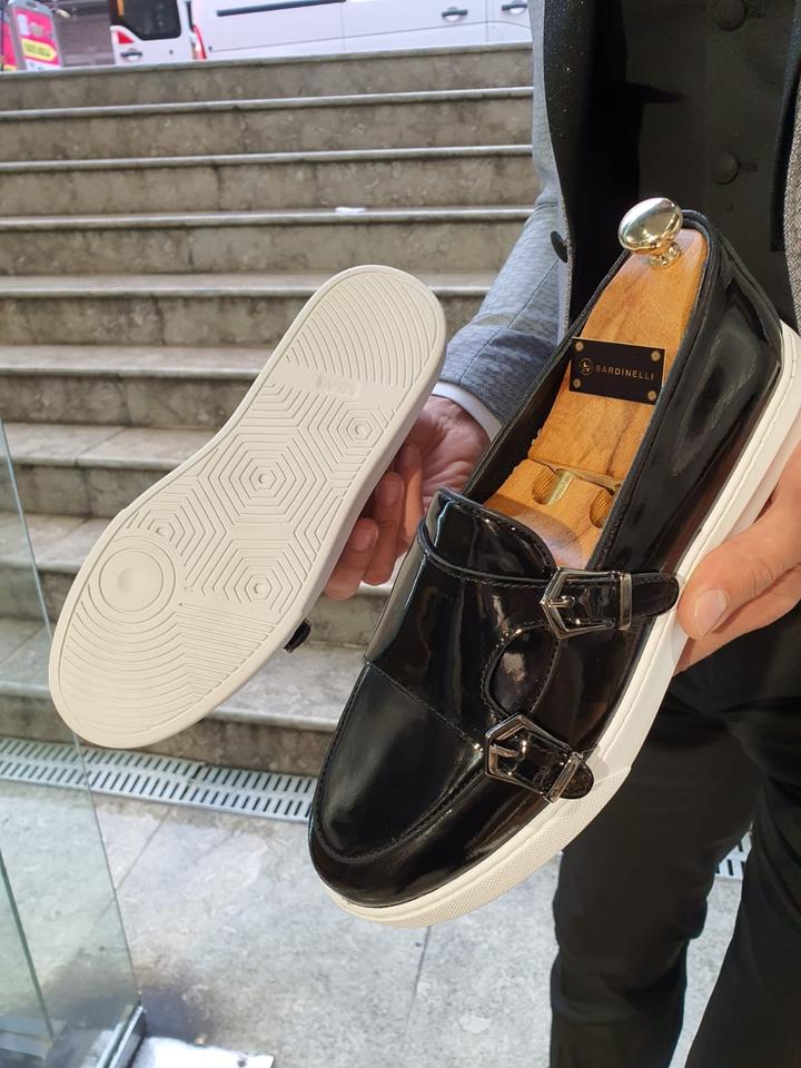 VillaNova Black Double Monk Strap Espadrille Loafer-baagr.myshopify.com-shoes2-BOJONI