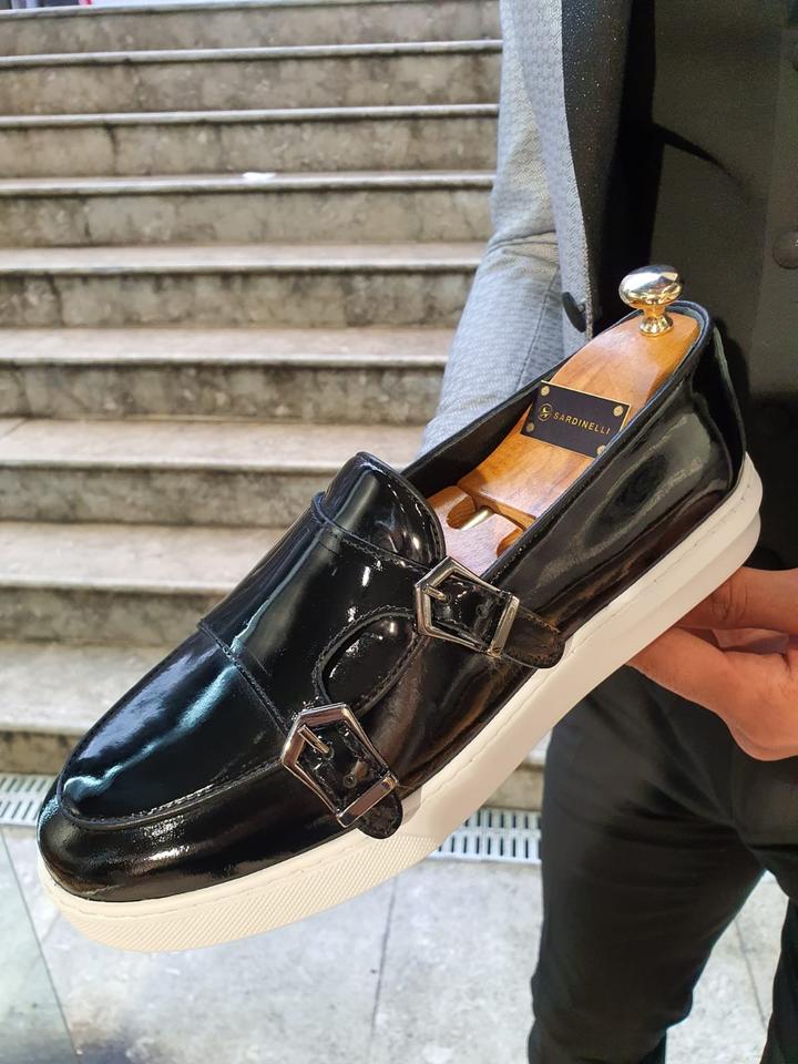 VillaNova Black Double Monk Strap Espadrille Loafer-baagr.myshopify.com-shoes2-BOJONI