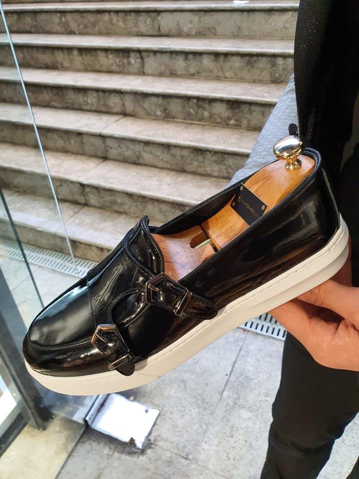 VillaNova Black Double Monk Strap Espadrille Loafer-baagr.myshopify.com-shoes2-BOJONI