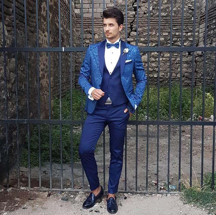 Slim-Fit Tuxedo in Blue-baagr.myshopify.com-suit-BOJONI