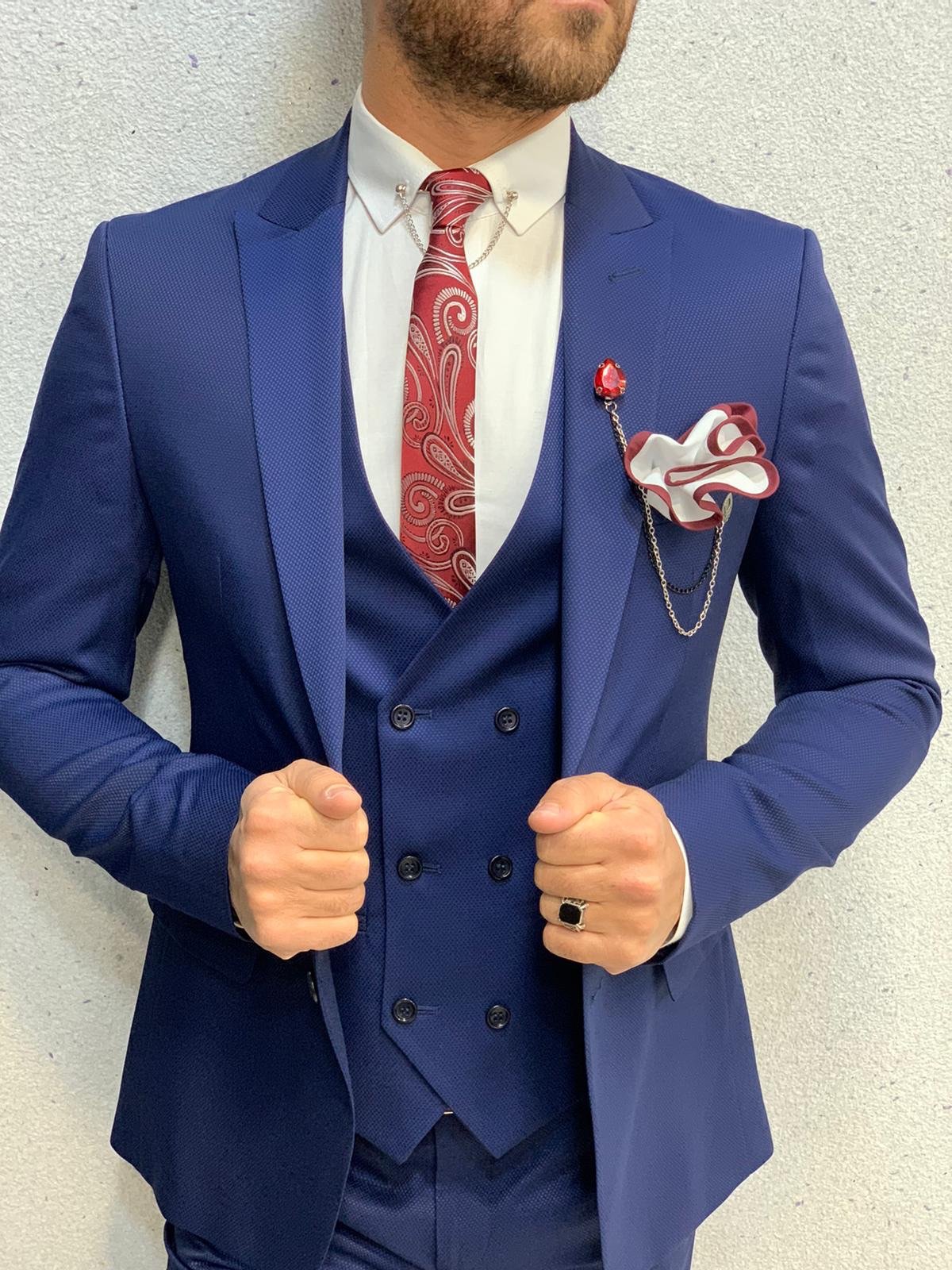 Kan Indigo Slim Fit Wool Suit-baagr.myshopify.com-1-BOJONI