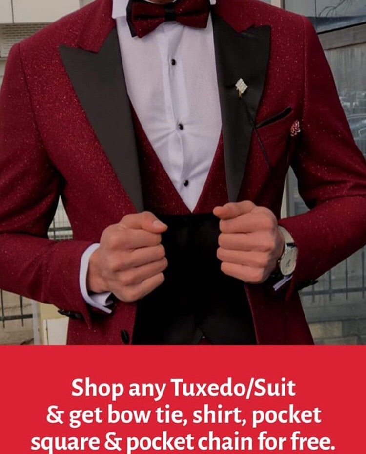 Slim-Fit Tuxedo Suit Claret Red II-baagr.myshopify.com-suit-BOJONI