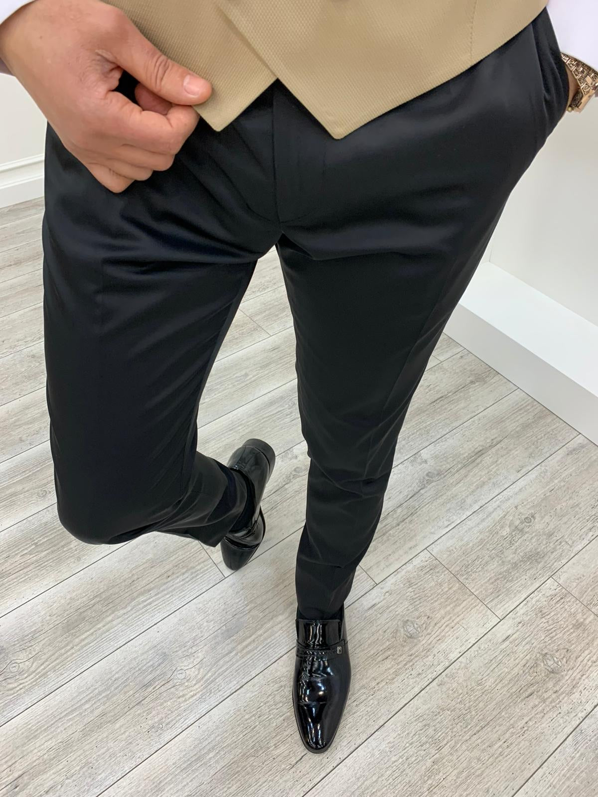 Partoni Royal Gold Slim Fit Tuxedo-baagr.myshopify.com-1-BOJONI