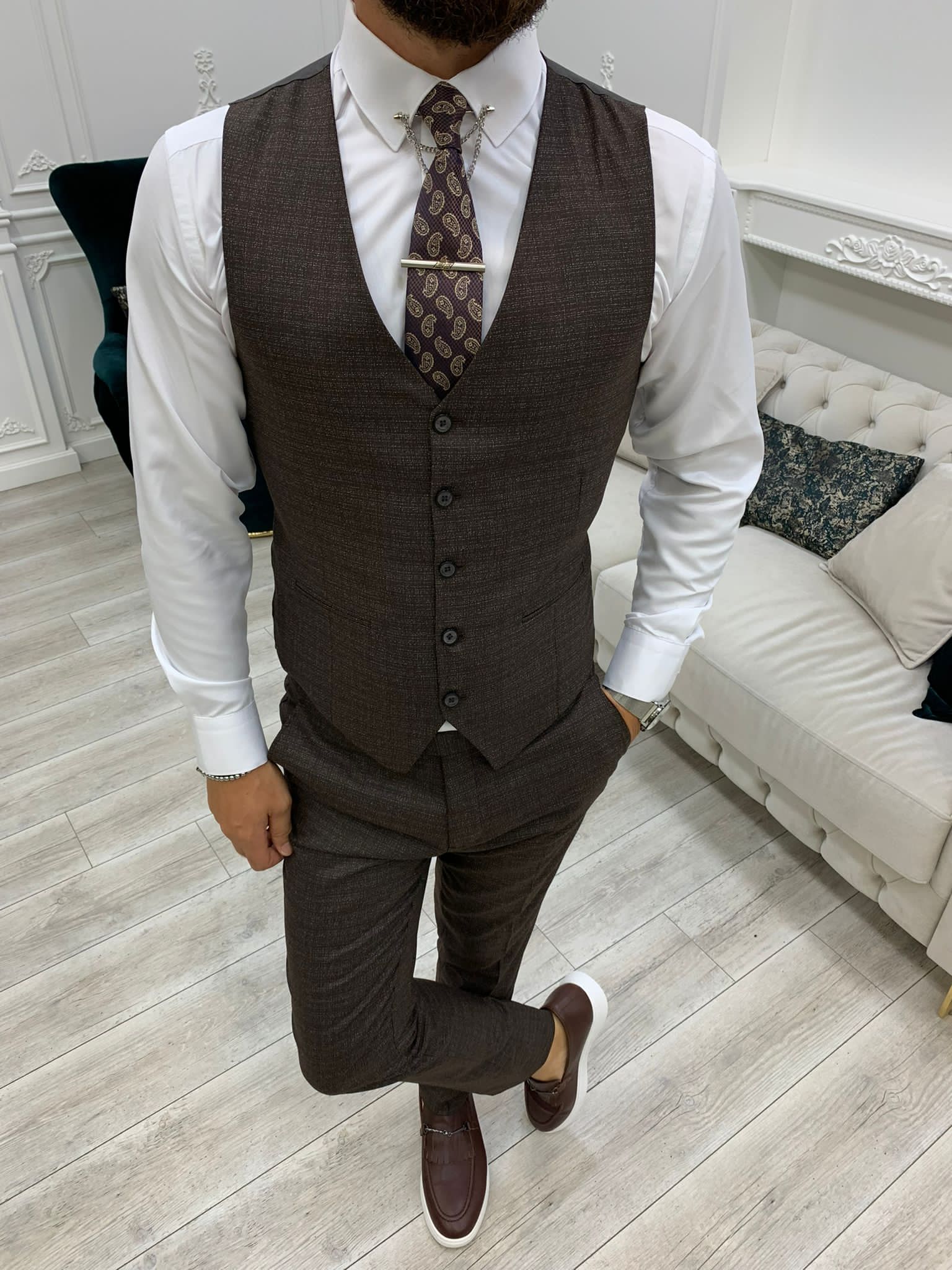 Vermont Coffee Slim Fit Suit-baagr.myshopify.com-1-BOJONI