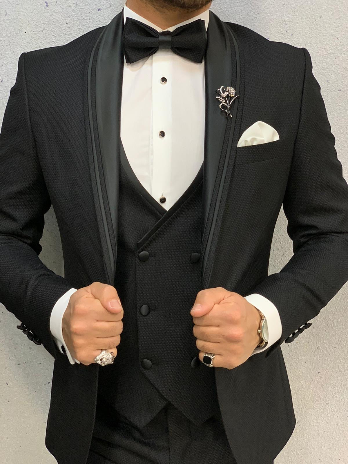Lanso Slim Fit Tuxedo Black-baagr.myshopify.com-1-brabion