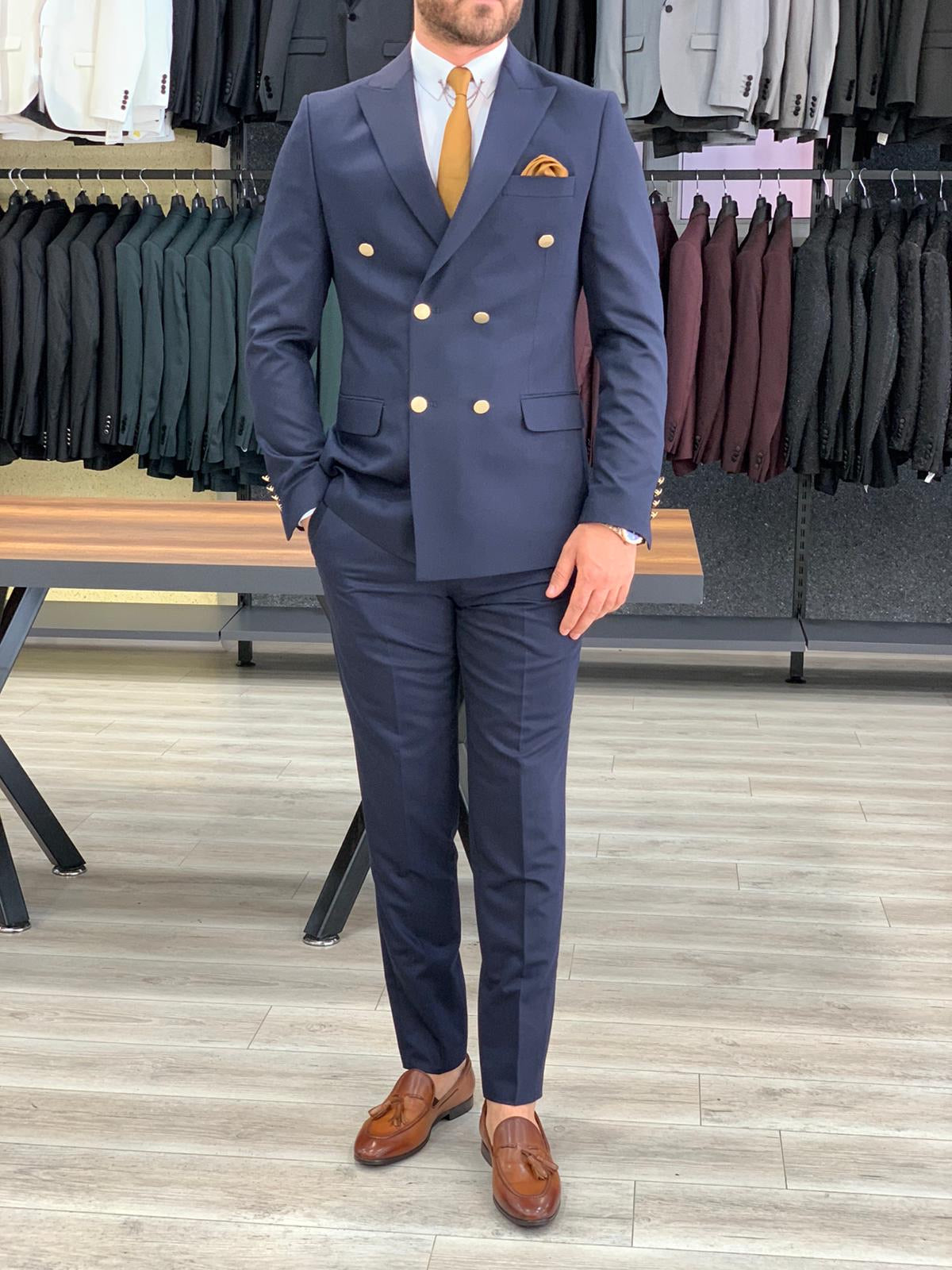 Crystal Double Breasted Navy Blue Suit-baagr.myshopify.com-1-BOJONI