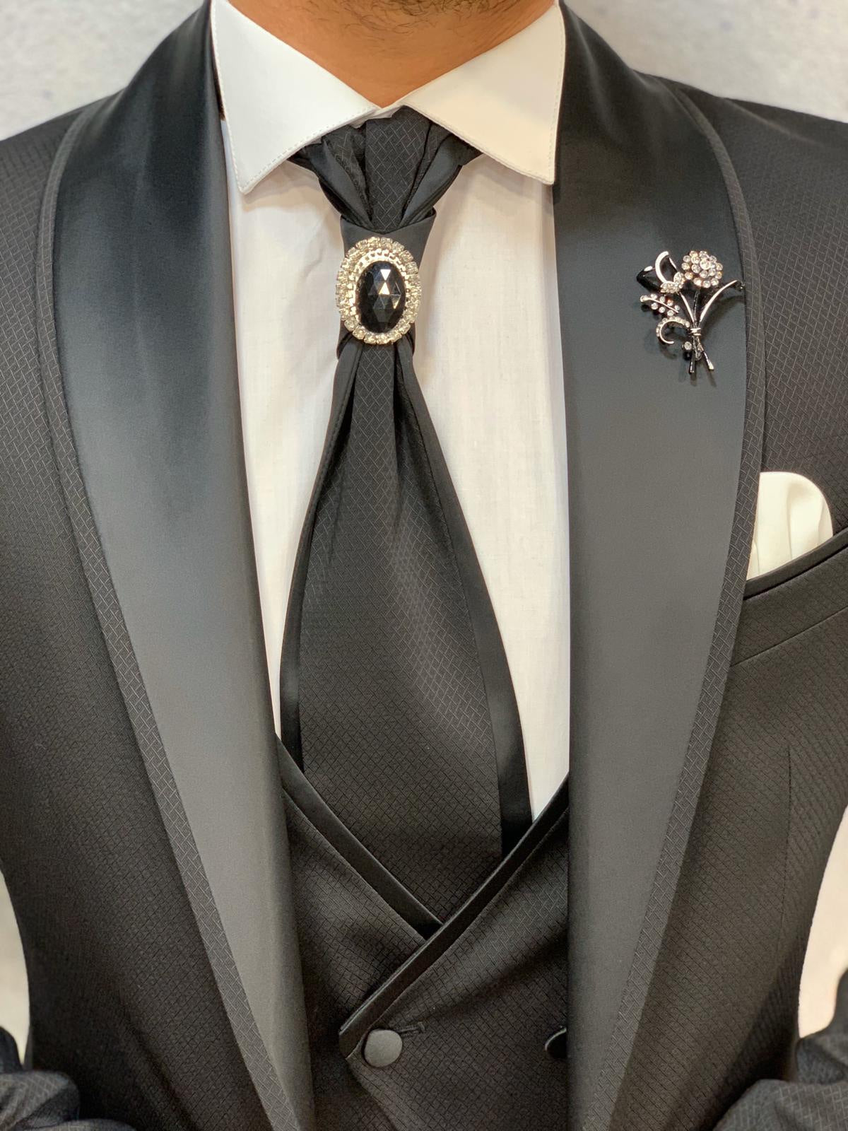 Lanso Slim Fit Tuxedo Black-baagr.myshopify.com-1-brabion