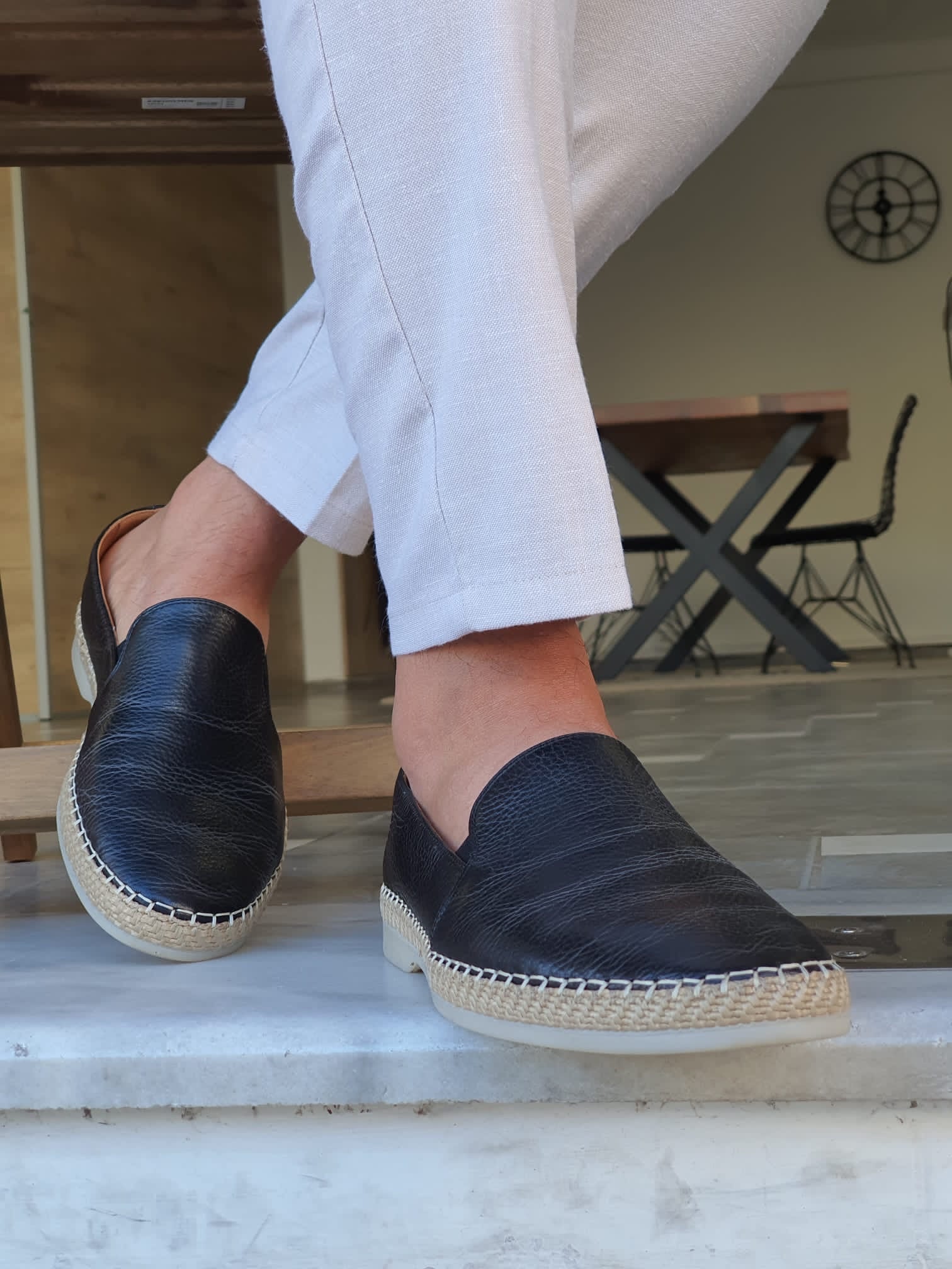 Salerno Black Slip-On Loafers-baagr.myshopify.com-shoes2-brabion