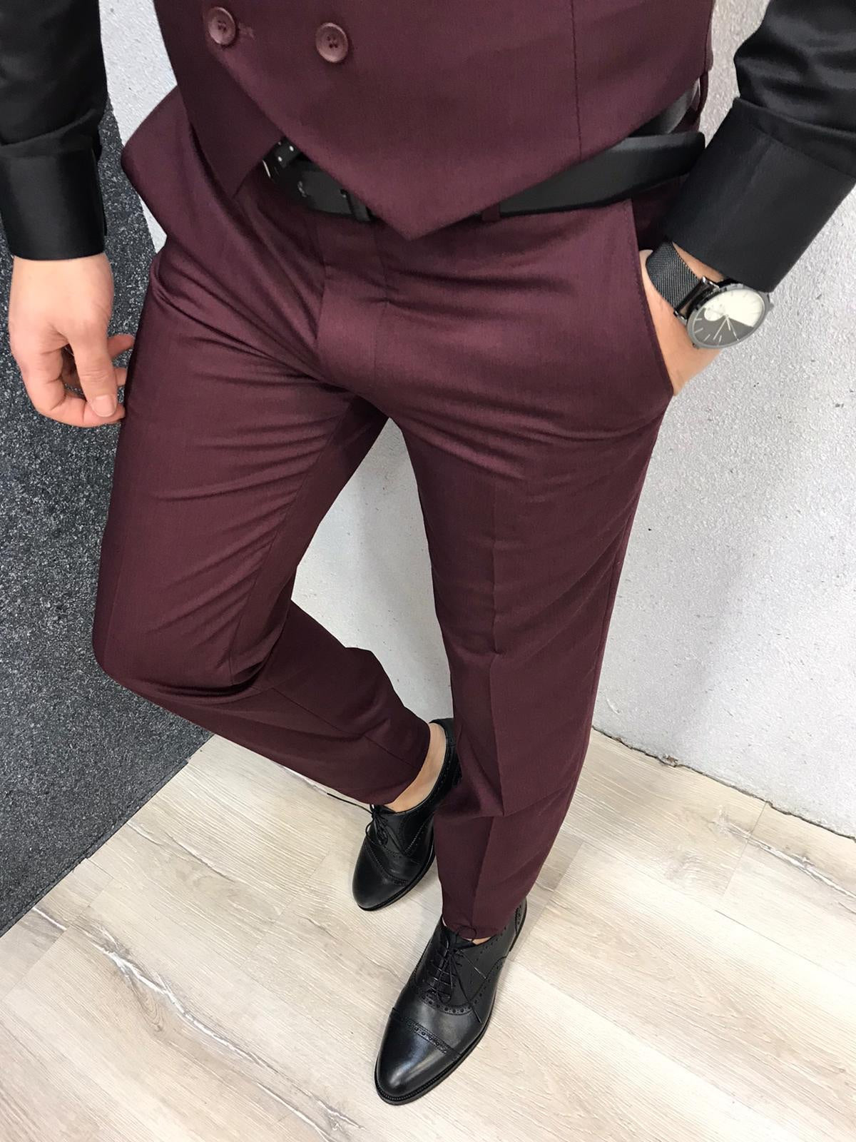 Olympia Claret Red  Slim Fit  Suit-baagr.myshopify.com-1-BOJONI