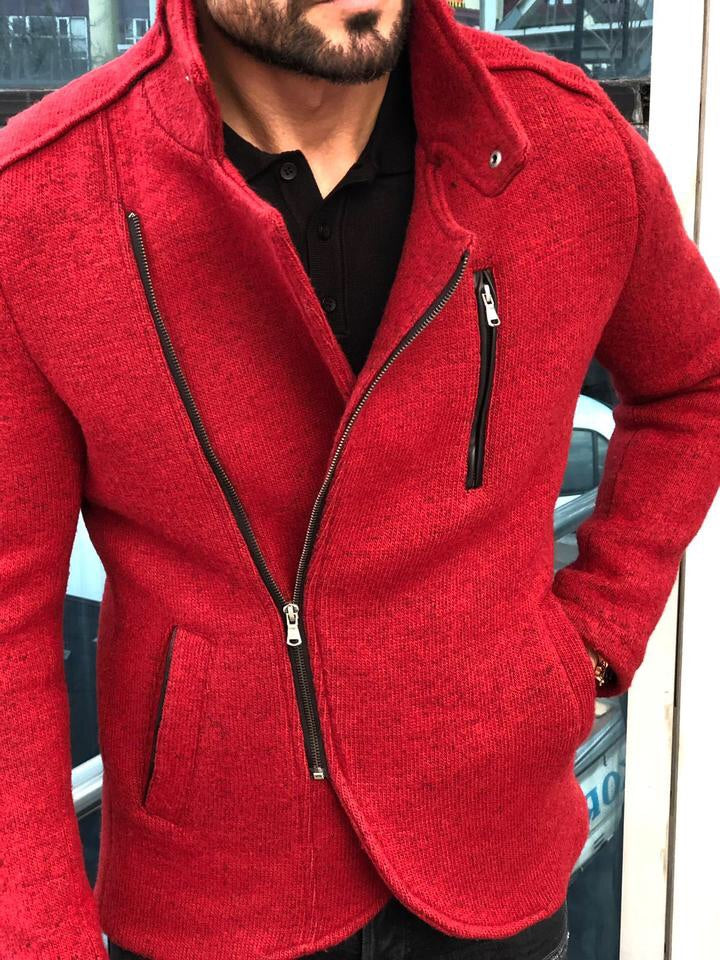 Bernard Wool Red Jacket-baagr.myshopify.com-Jacket-BOJONI
