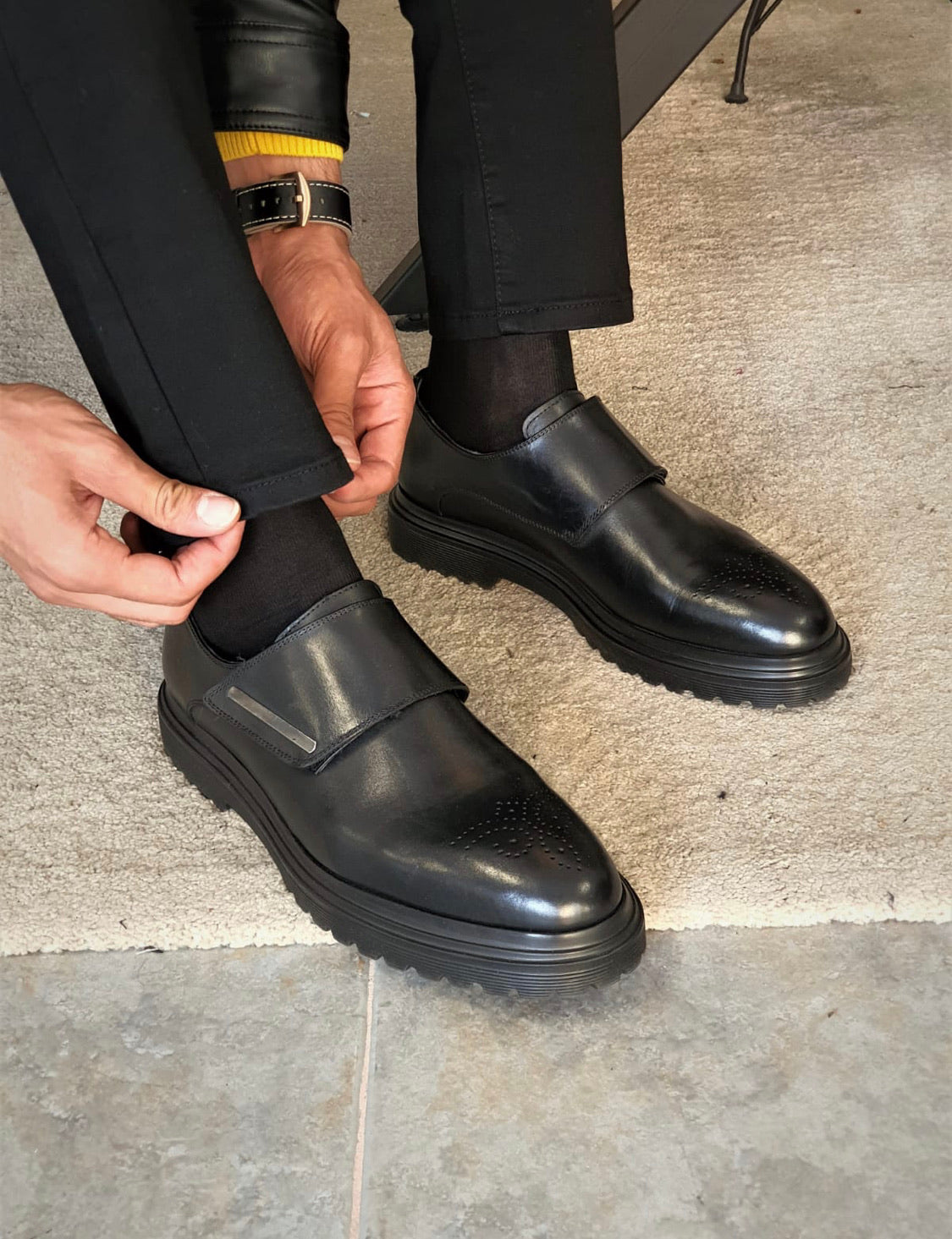 Severi Black Buckle Boots-baagr.myshopify.com-shoes2-BOJONI