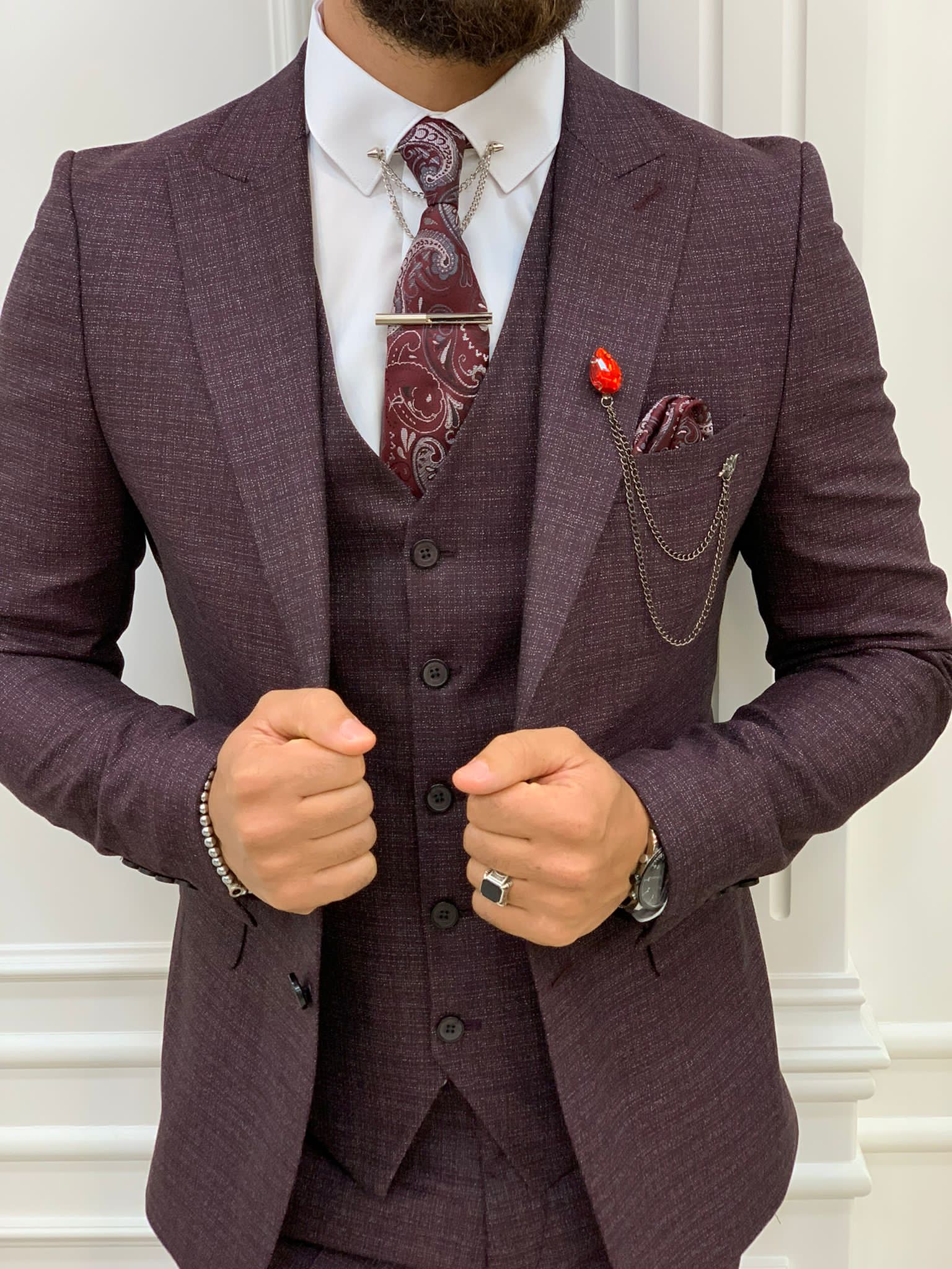 Vermont Bordo Slim Fit Suit-baagr.myshopify.com-1-BOJONI