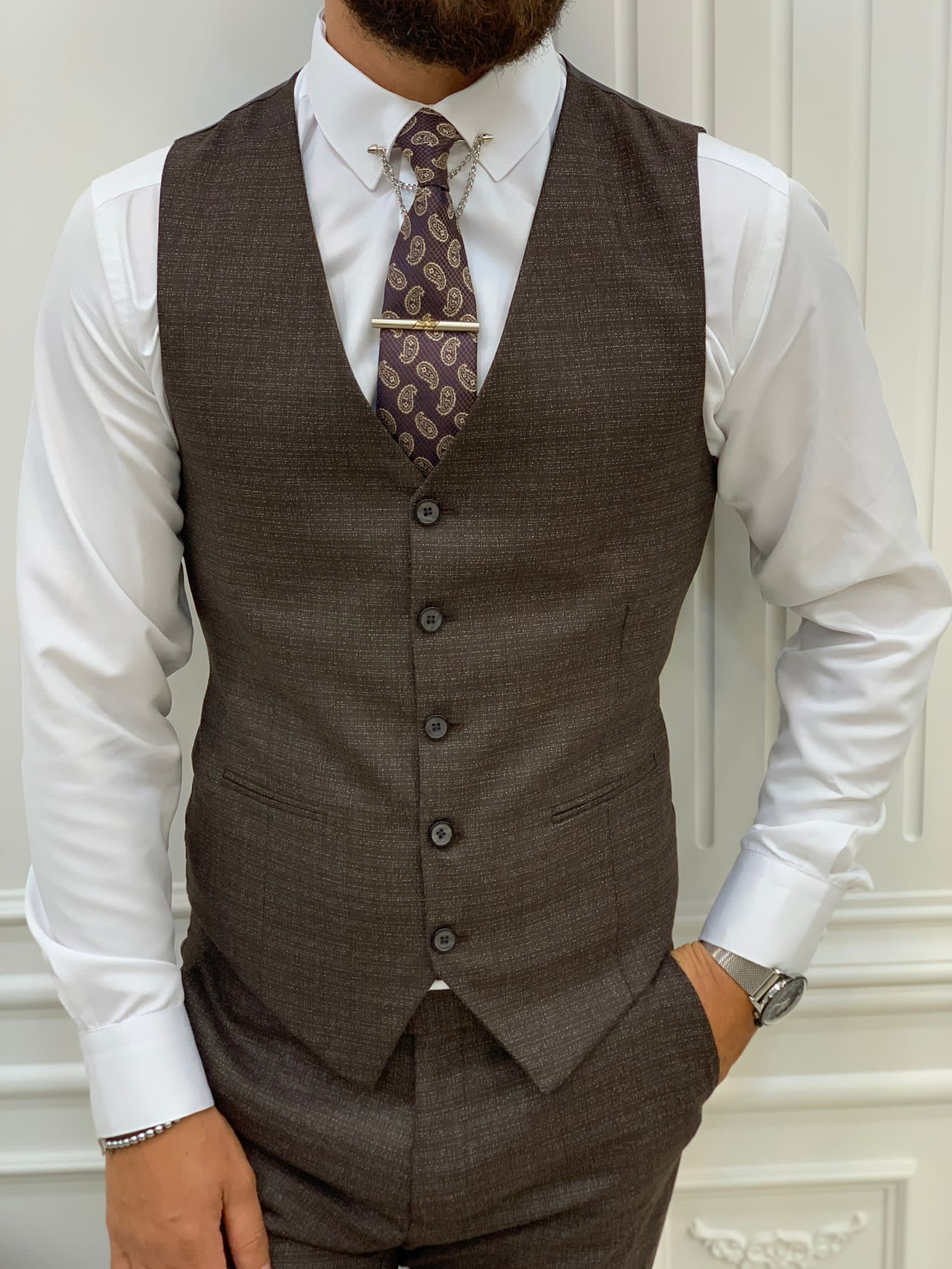 Vermont Coffee Slim Fit Suit-baagr.myshopify.com-1-BOJONI