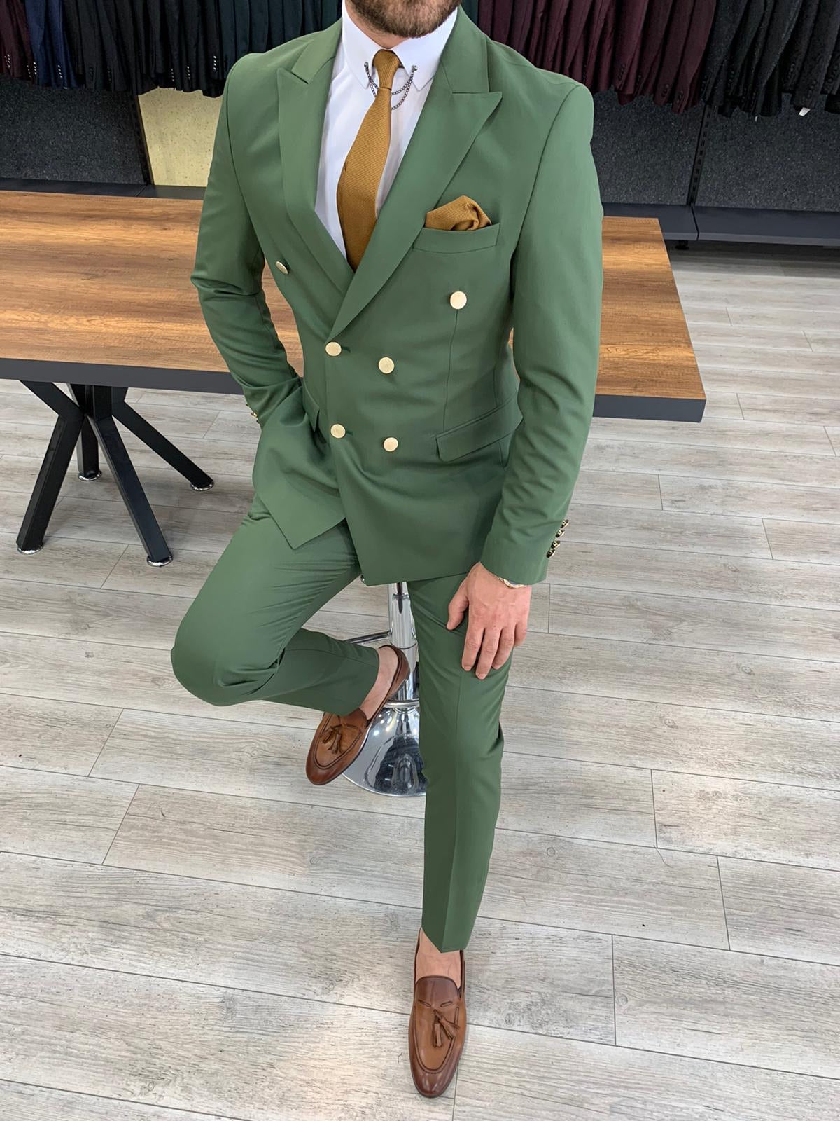 Crystal Double Breasted Light Green Suit-baagr.myshopify.com-1-BOJONI