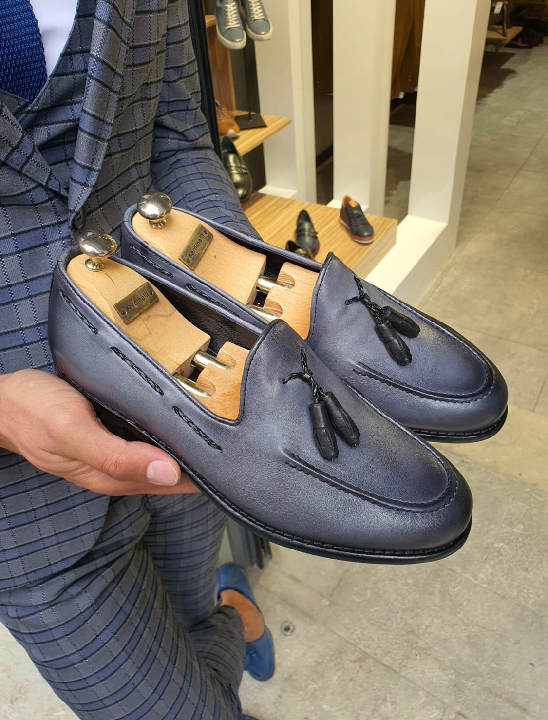Fort Worth Gray Tassel Loafer-baagr.myshopify.com-shoes2-BOJONI