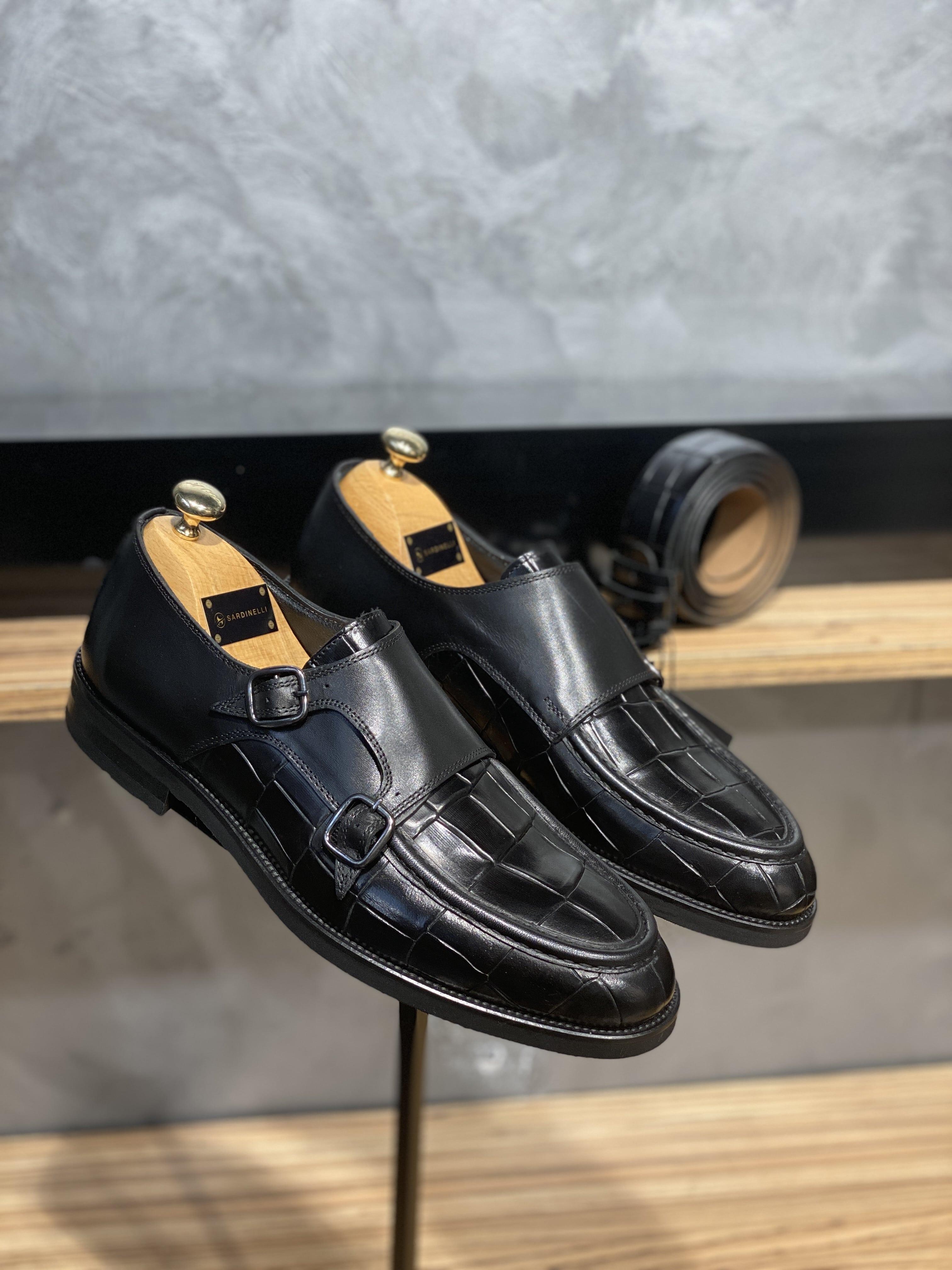 Argeli Black Buckled Krako Shoes-baagr.myshopify.com-shoes2-brabion