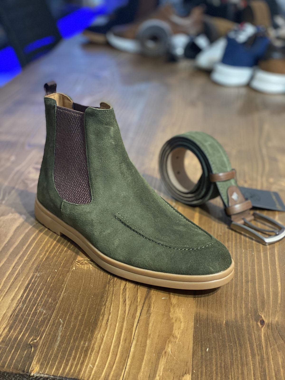 Vicenza Calf Leather Boots Green-baagr.myshopify.com-shoes2-brabion