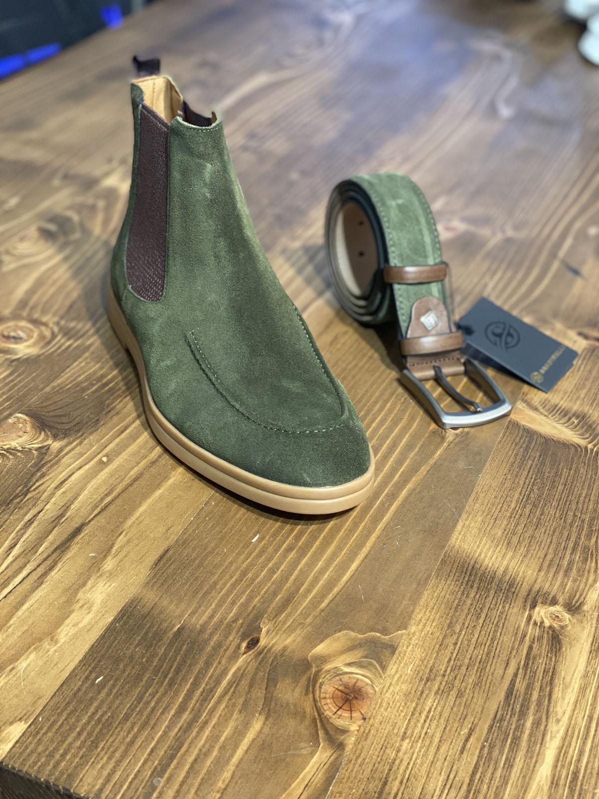 Vicenza Calf Leather Boots Green-baagr.myshopify.com-shoes2-brabion