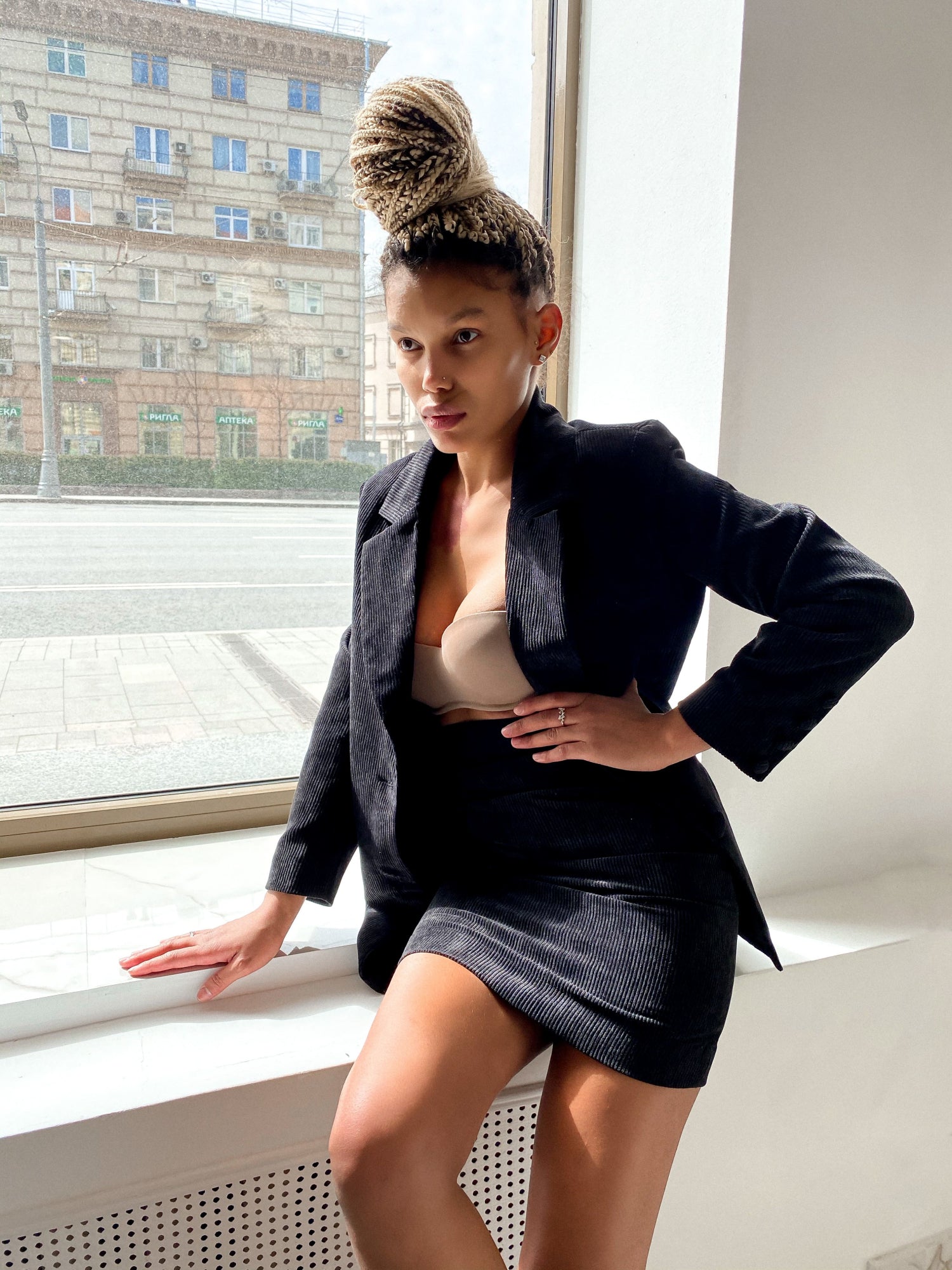 Suit Set with Jacket and Skirt-baagr.myshopify.com-dress.-BOJONI